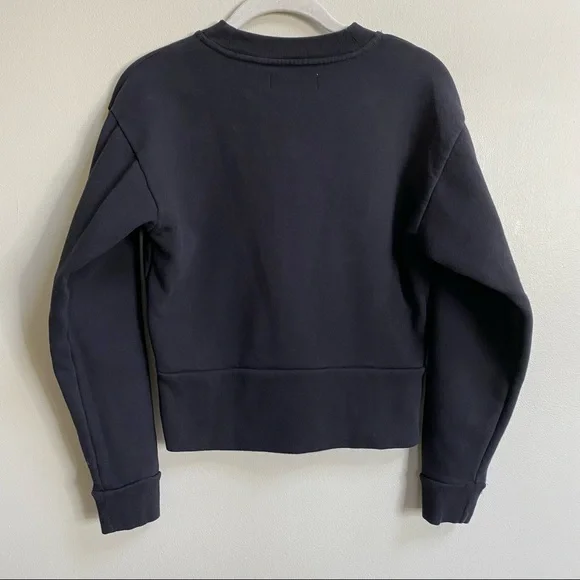 Everlane Black 100% Human Sweatshirt Size XS - Picture 8 of 12